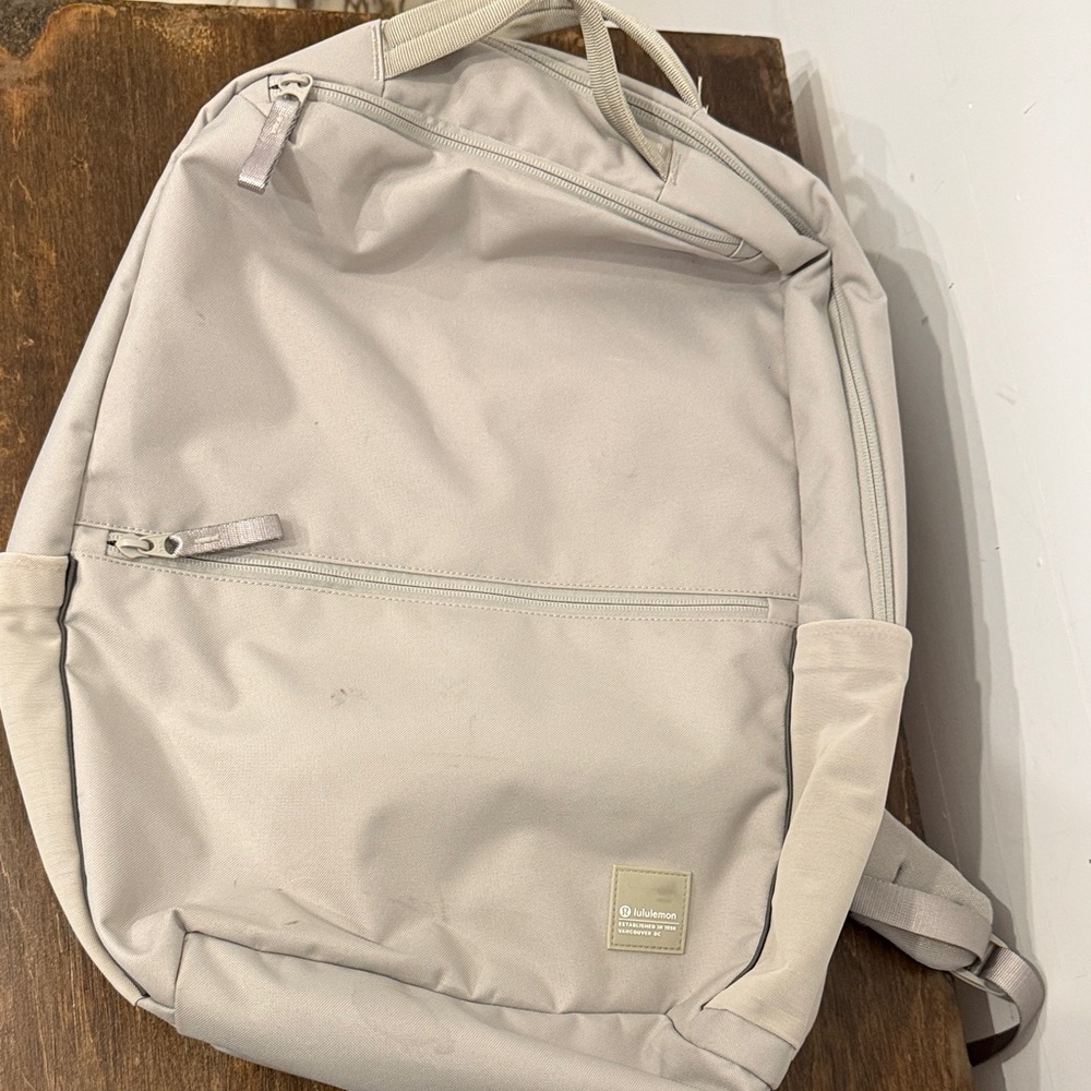 Light Gray Lululemon Backpack